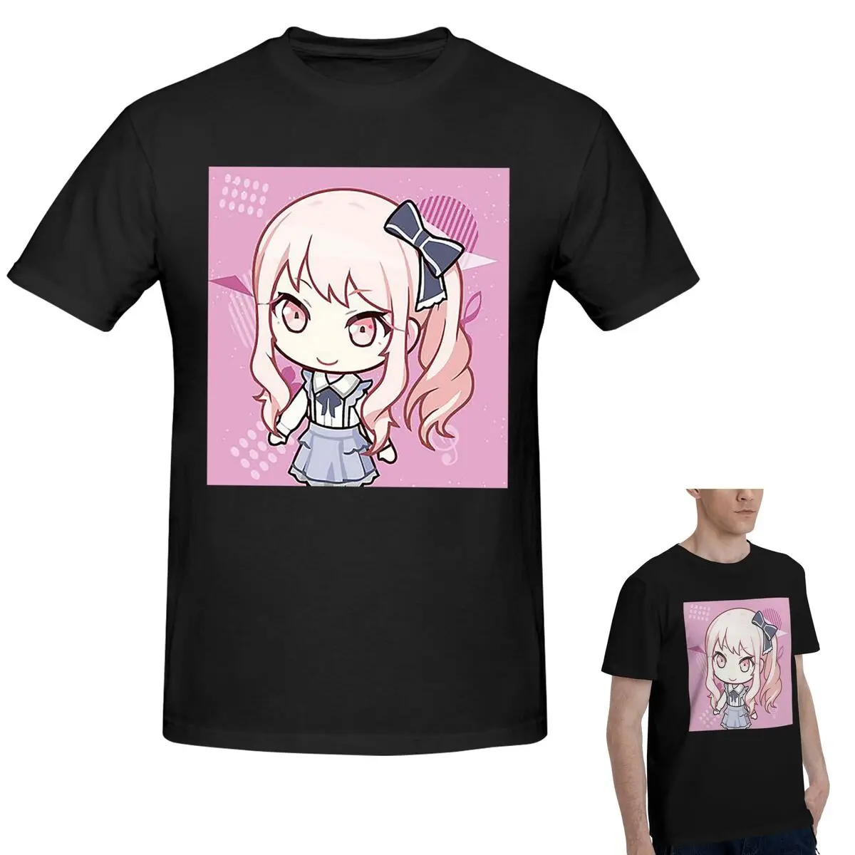 

100% Cotton Mizuki Akiyama Chib T-Shirt Men's Fashion Oversized T Shirt Men O-Neck Summer Shirts Tops S-6XL