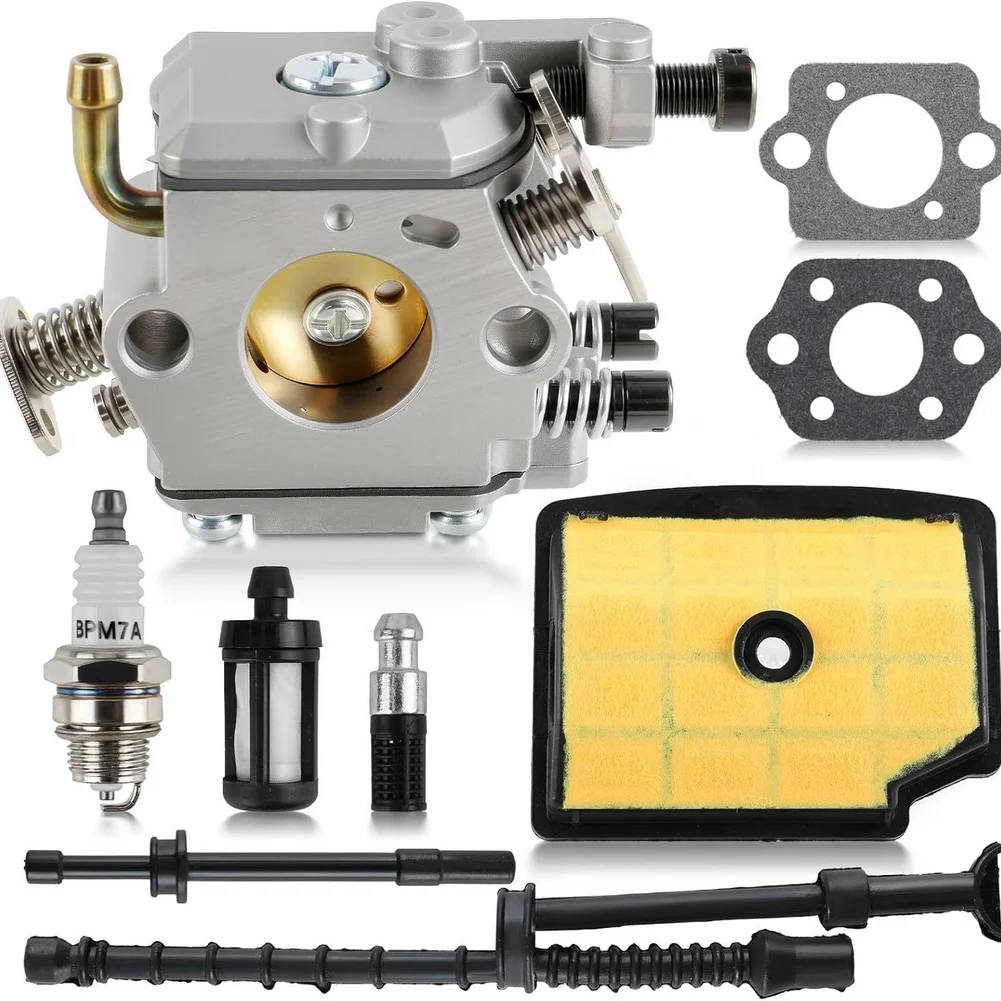 Carburetor Kit for MS200 MS200T 020T Chainsaw Includes Air Filter Fuel Cap Hose 11291 200653 Maintenance Parts view 4
