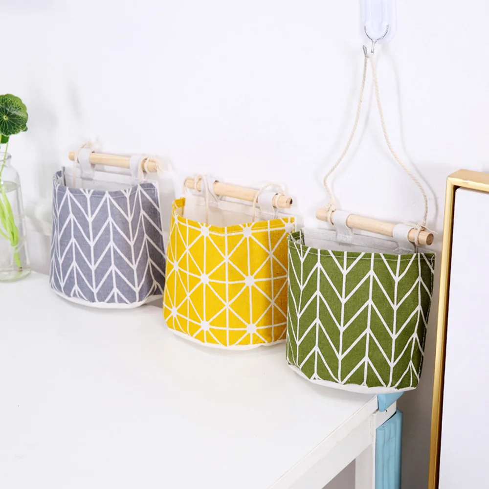 Wall Door Hanging Storage Bag Home Organizer Toys Container Decor Pockets Pouch Multifunctional Home Storage Bags Hanging Bags