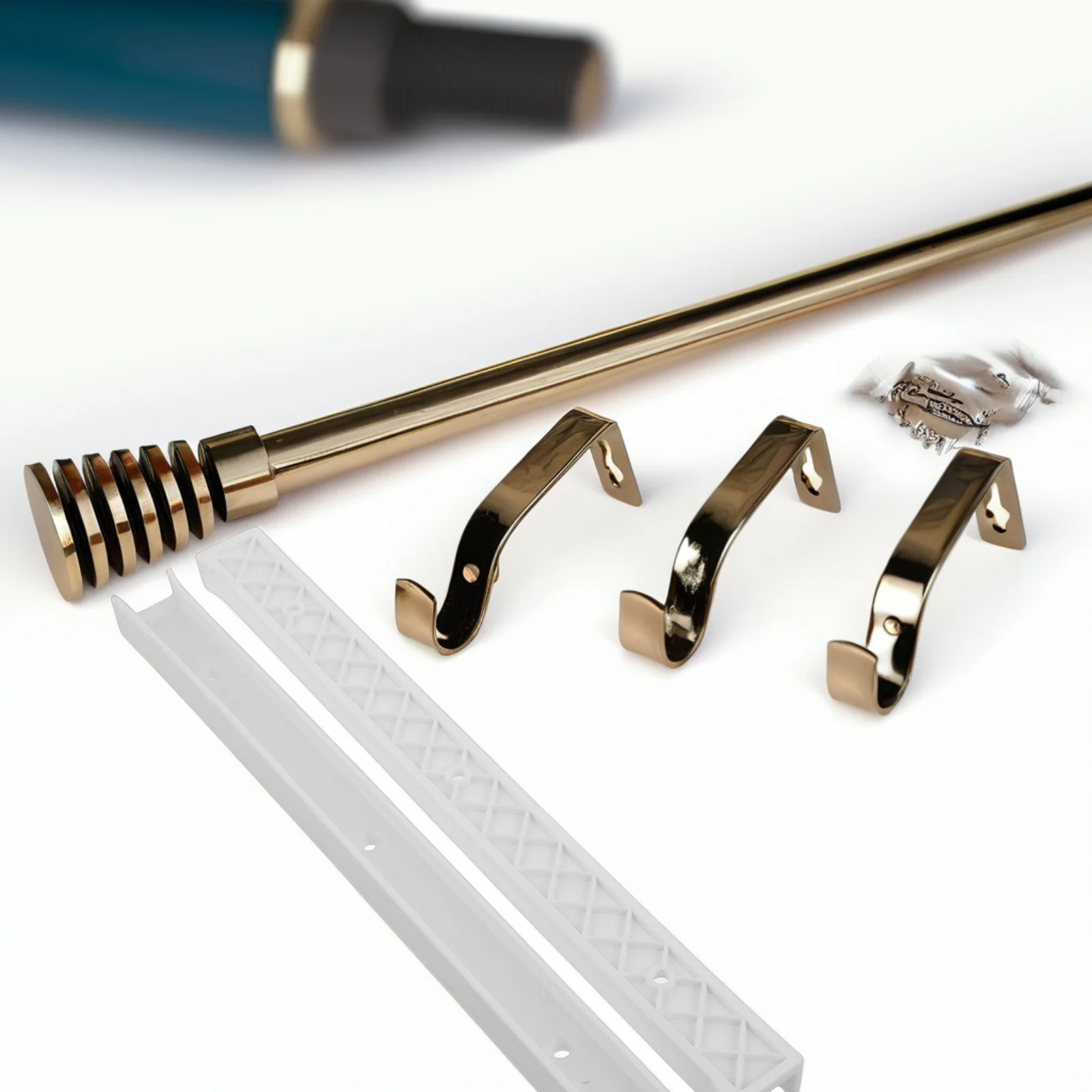 1 par de guías de cajón de plástico para gabinete, guías de cajón blancas, organizador de almacenamiento de 28cm para el hogar, juego de rieles de repuesto DIY