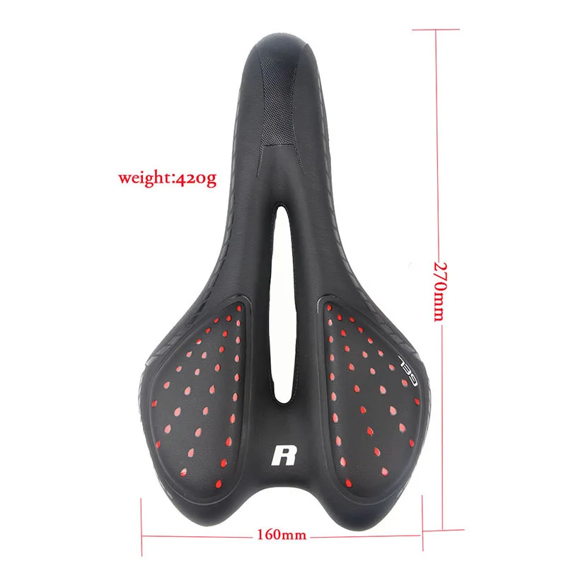 2PCS Bicycle Saddle Outdoor Mountain Bike Saddle Thickened Bicycle Dead Car Cushion