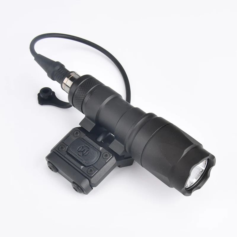 Tactical M300 Surefir M300A MINI Scout Metal Flashlight modbutton Switch Airsoft equipments Weapon Hunting Rifle Light accesorio