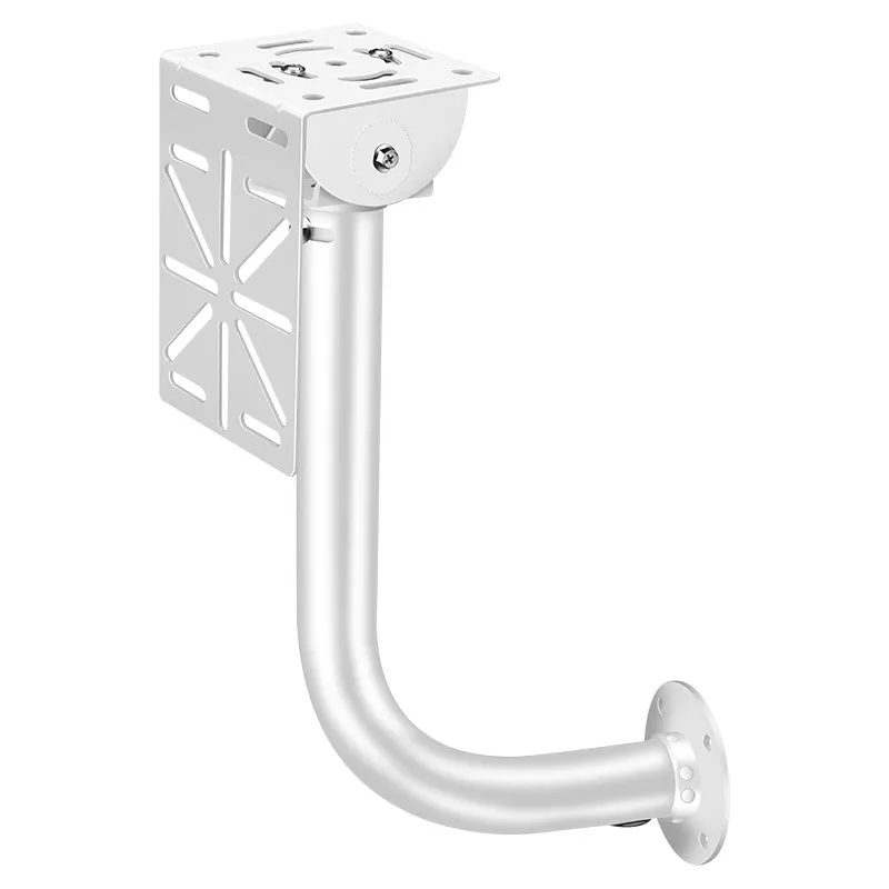 L-Type Security Camera Wall Elevation Bracket Outdoor Wall Mount Support Thickened/Extended Pipe Aluminum Alloy Telescopic Stand