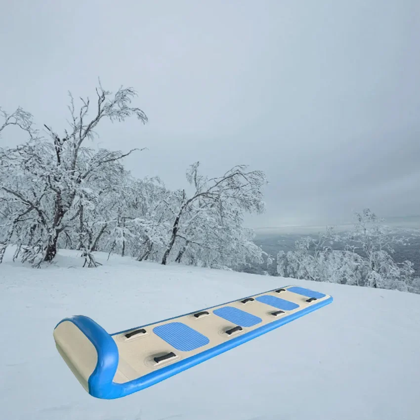 Durable Winter Sport 4 person snow sled Inflatable Sled Snow Tube With Handles