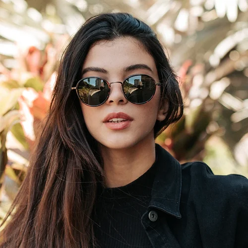 Imagen 2 del producto ZENOTTIC 2025 Rrtro Gafas de sol polarizadas Gafas de sol redondas con protección solar Mujeres Hombres Vintage UV400 Shades 430002