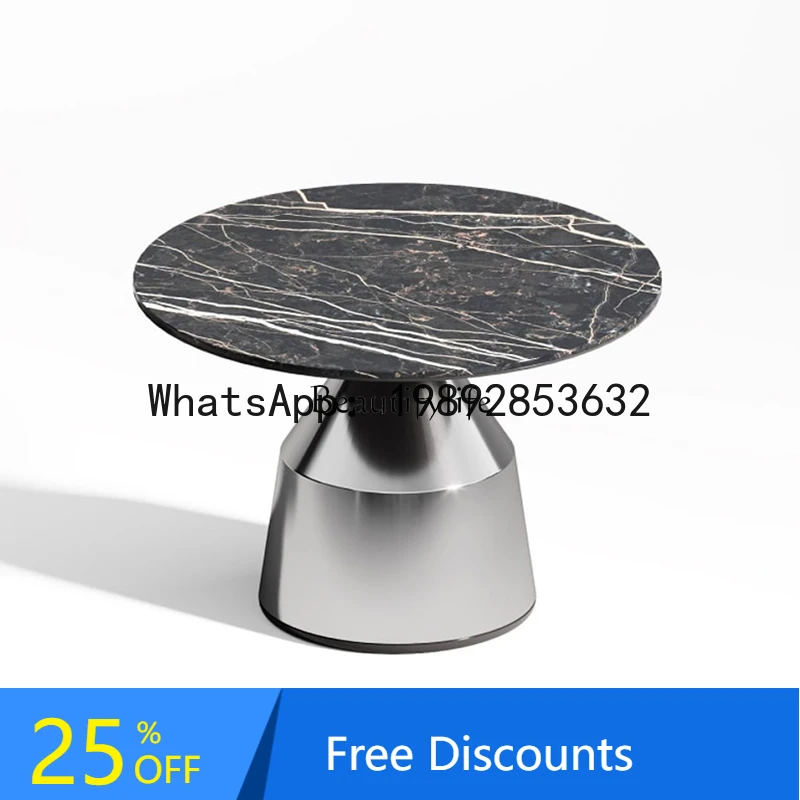 

HH Light luxury stainless steel corner table