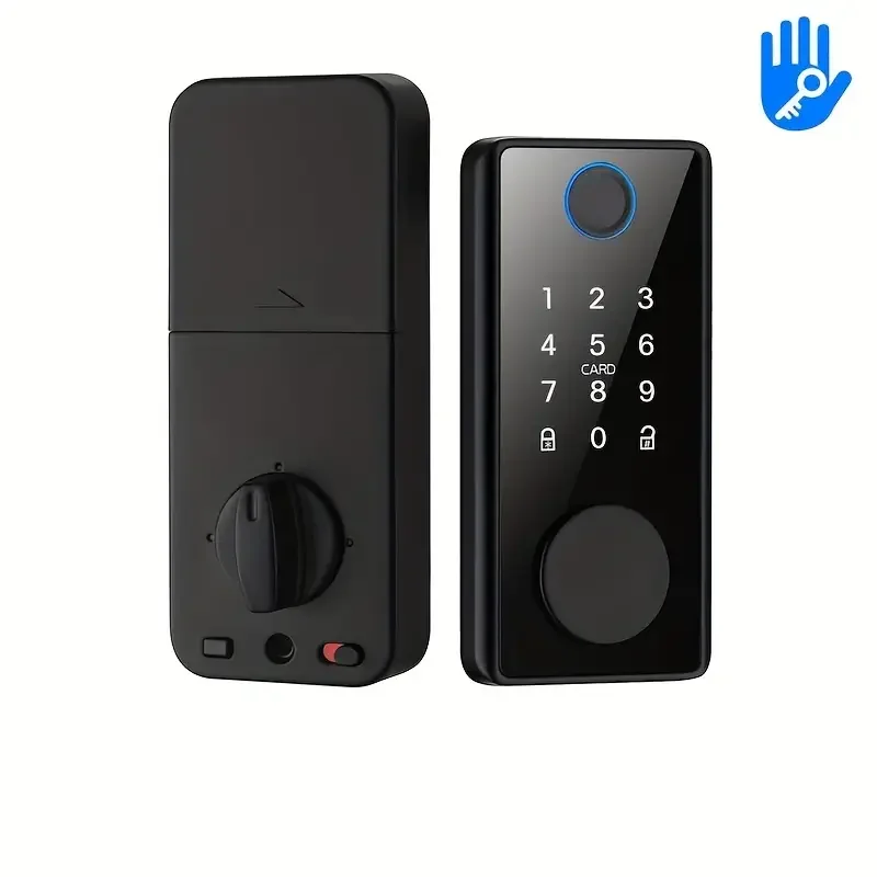 CIEPOJIT Smart Nachtslot Keyless Entry Deurslot met Smart Keypad Vingerafdruk Deurslot APP Ontgrendelen met TTLOCK