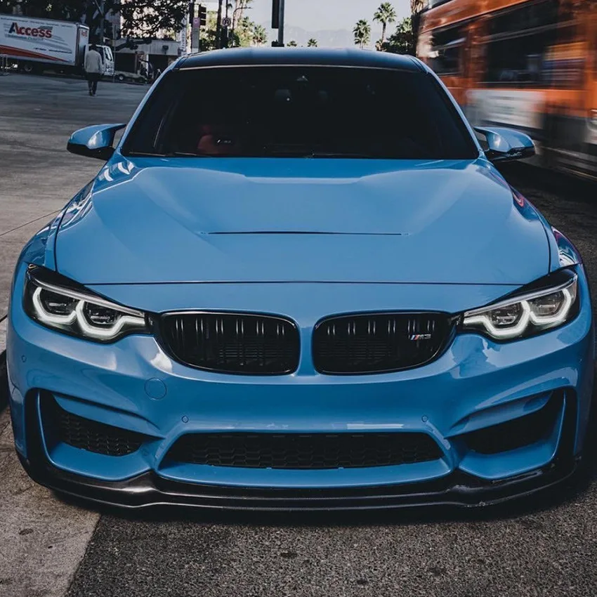 For BMW 3 Series M3 F80 4 Series M4 F82 F83 2015-2020 Front Bumper Lip Splitter Spoiler DiffuserExterior Modification