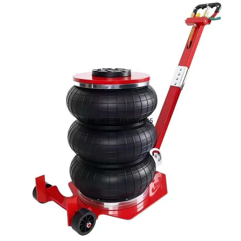 5 Ton Pneumatic Hydraulic Car Jack Adjustable Long Handle Low Profile for Sedan Vehicles