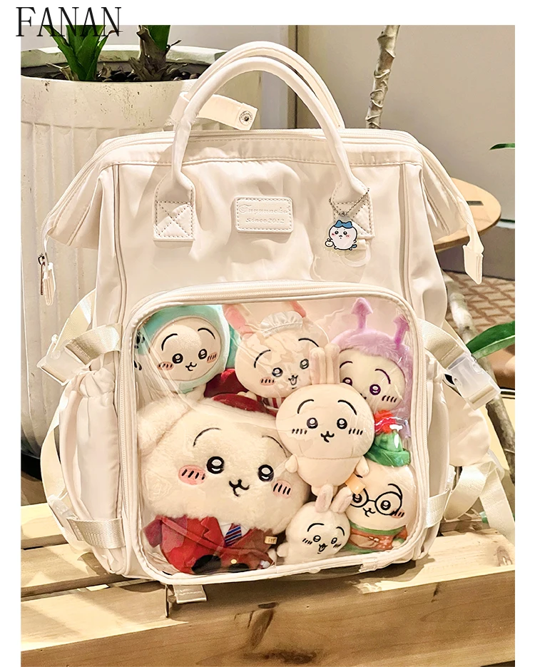 

Women's Backpacks Fashion Casual Bag Double Student Backpack Shoulder Large Capacity Bags for Lady 2025 New Summer Autumn