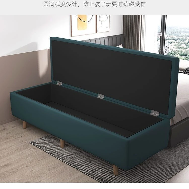 

Customizable Storage Bedside Wide Splicing Bedroom Solid Wood Bed Storage Cabinet