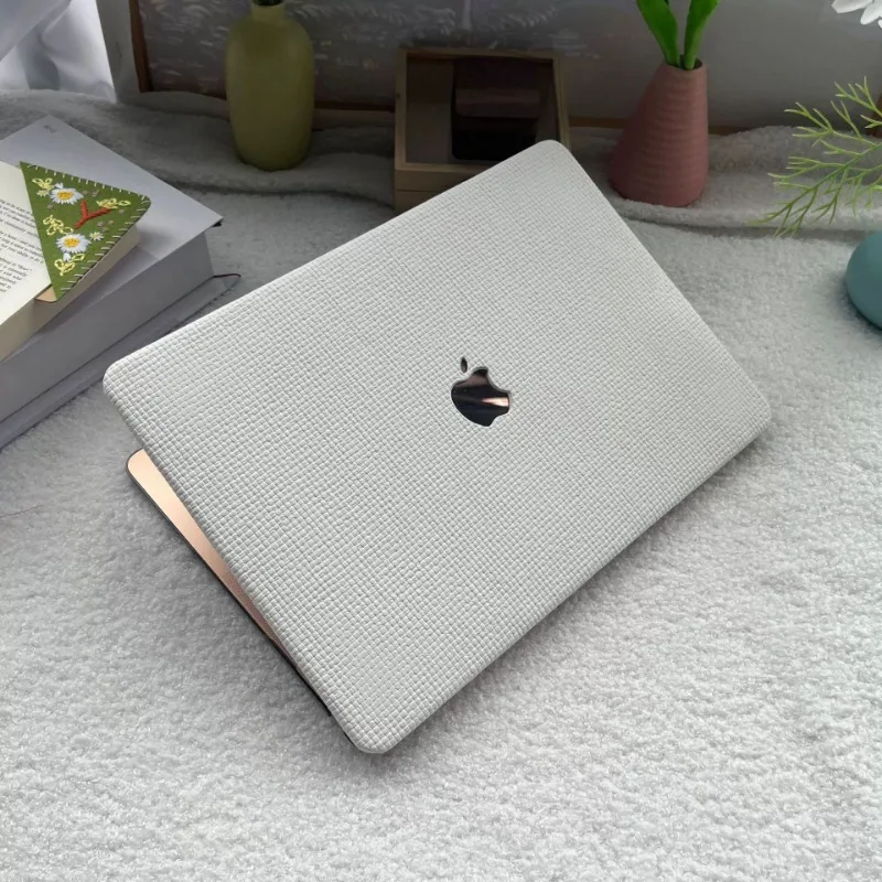 Suitable for Notebook Computers Slim Fit PU Leather MacBook Air Pro Case 13 14 15 Inch Laptop Protective Cover