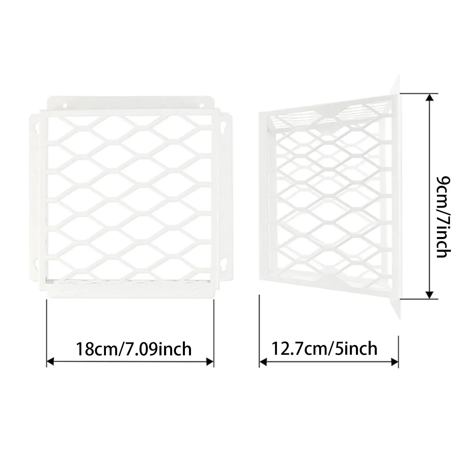 Solid Steel Dryer Vent Cover Convenient Ventilation Cage for Bathroom Exhaust Kitchen Protector