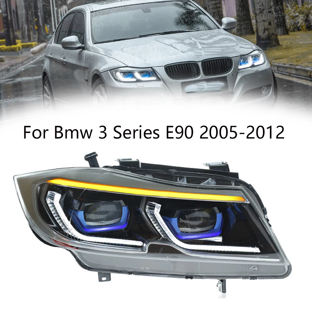 

Car Led Headlights For BMW E90 Headlight Assembly 3-Series 2005-2012 318i 320i 325i Upgrade Full Led Front Lights Accessories