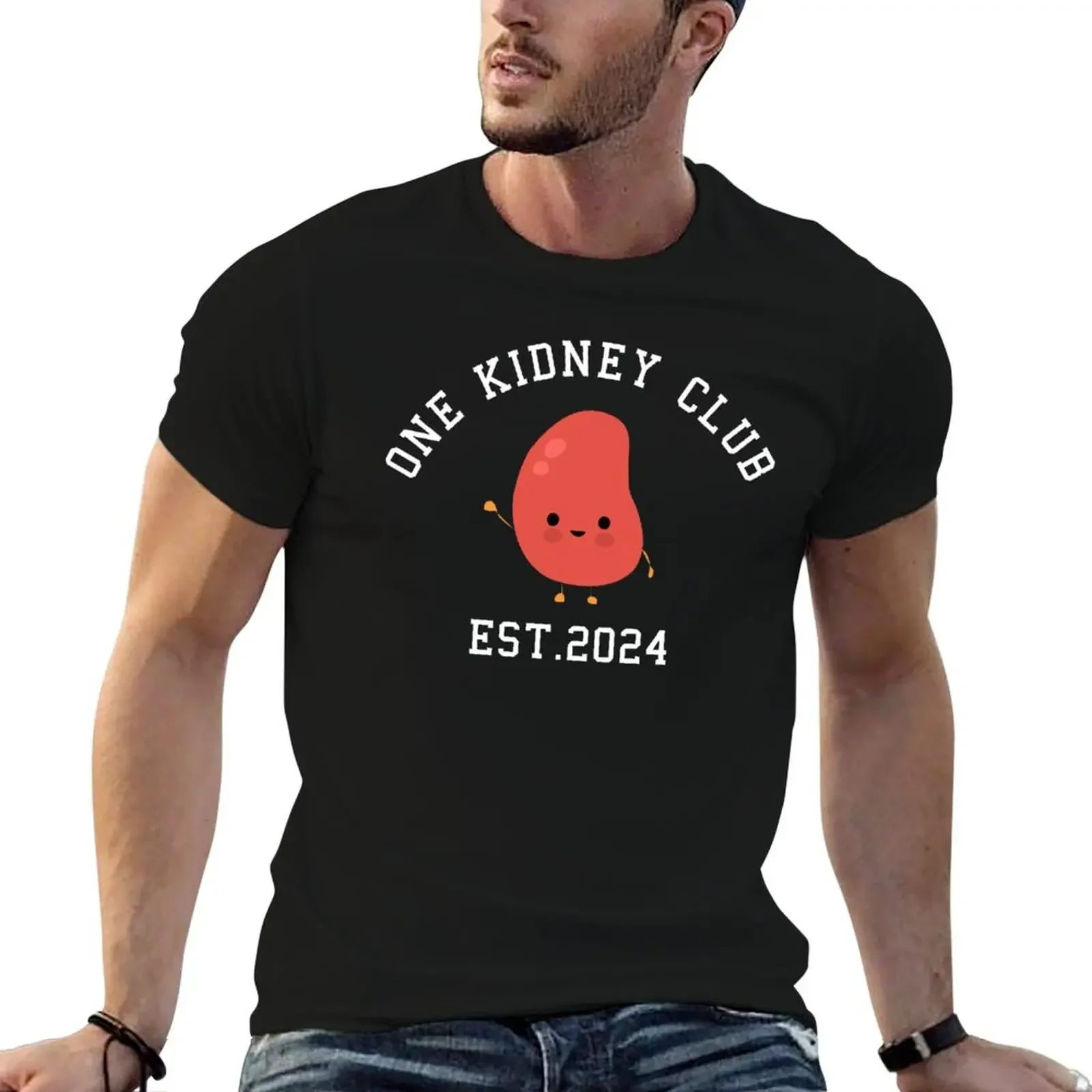 Funny Kidney Transplant One Kidney Club T-Shirt plain graphic tee shirt mens workout shirts