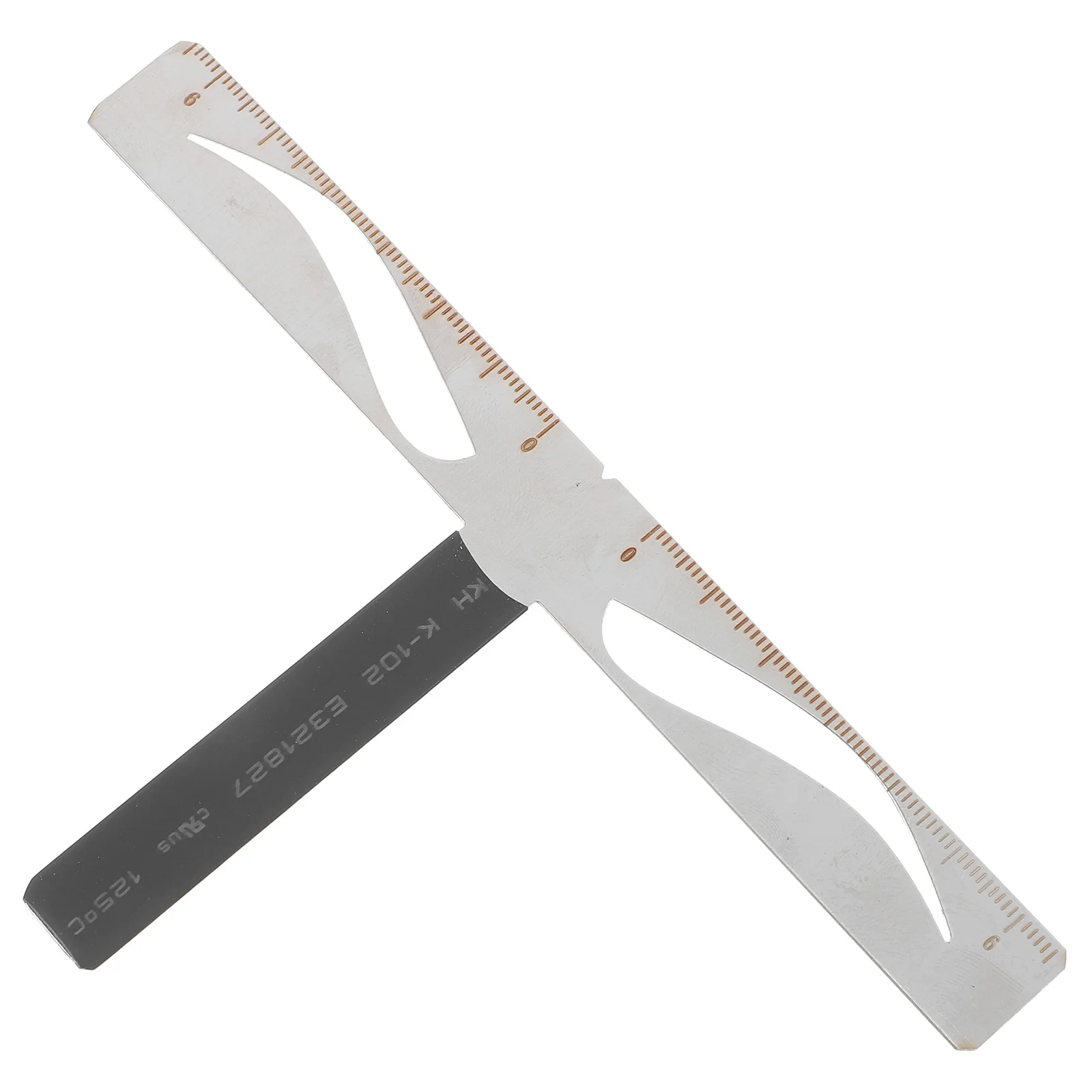 Règle de pochoir à sourcils réutilisable, outil professionnel de mesure des sourcils à trois points, outil de dessin des sourcils de positionnement classique