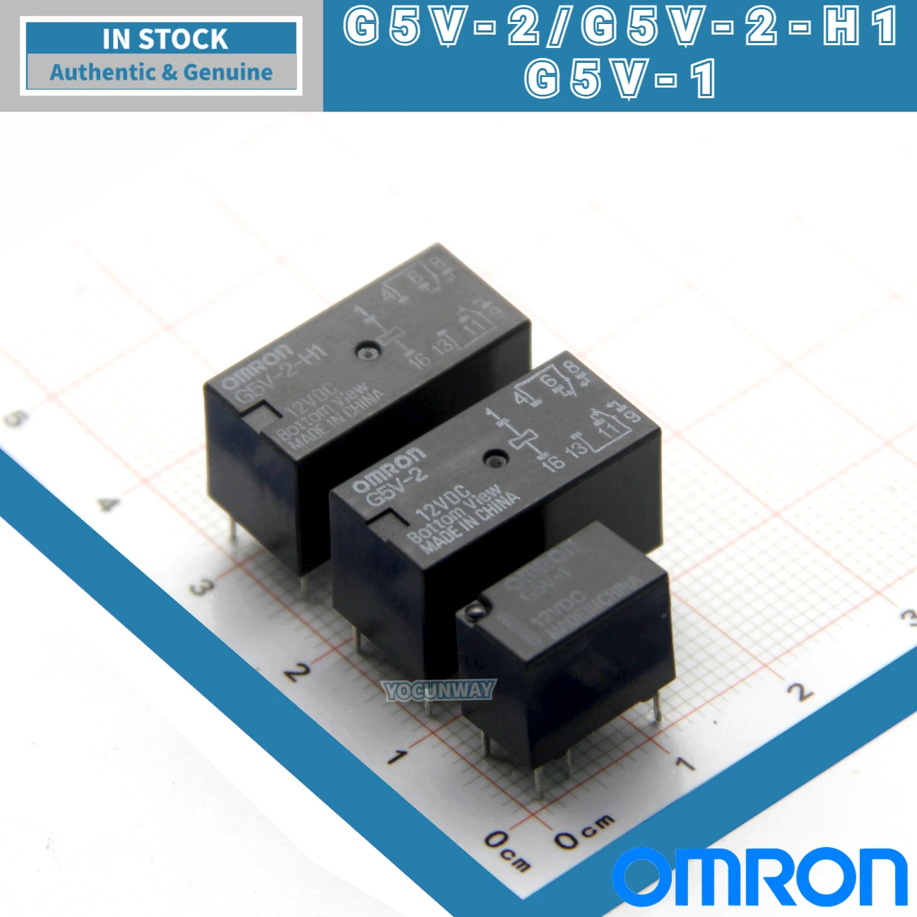 OMRON Przekaźnik Sygnałowy G5V-1 G5V-2-H1 Oryginalny Autentyczny Nowy 3V 5V 9V 12V 24V 48V 6PIN 1A 8PIN 2A DC12V 5VDC 12VDC 24VDC