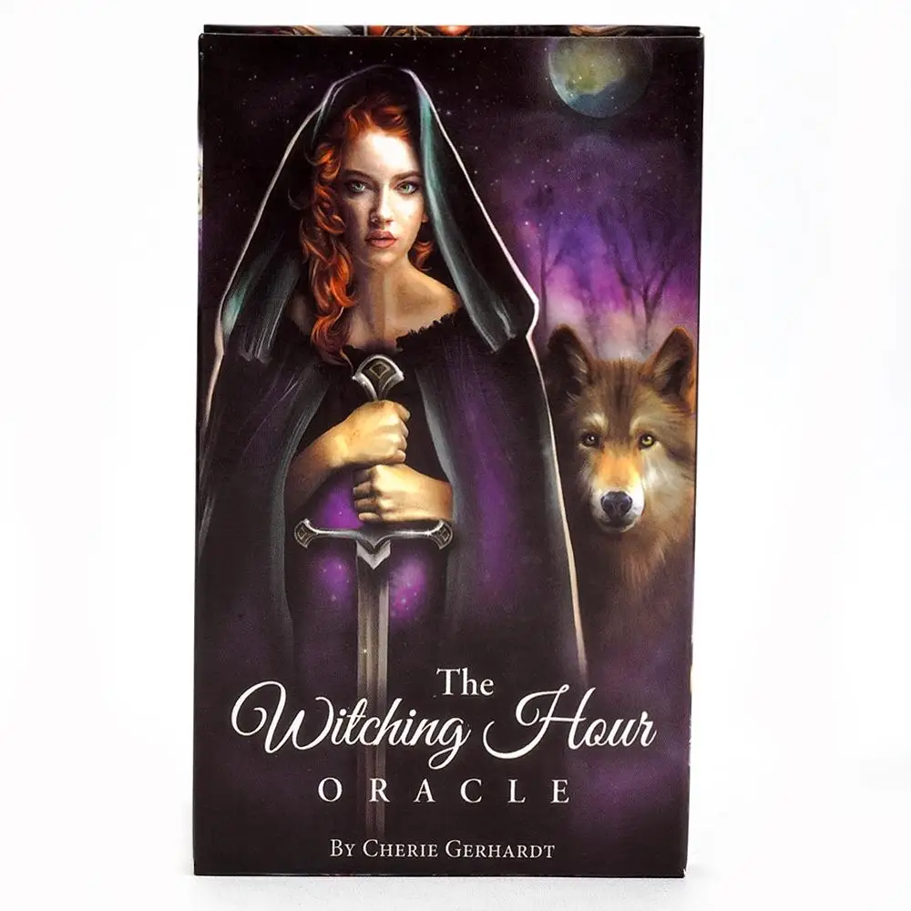 10.3*6cm The Witching Hour Oracle Cards By Cherie Gerhardt 39 Pcs Cards With Pdf Guidebook