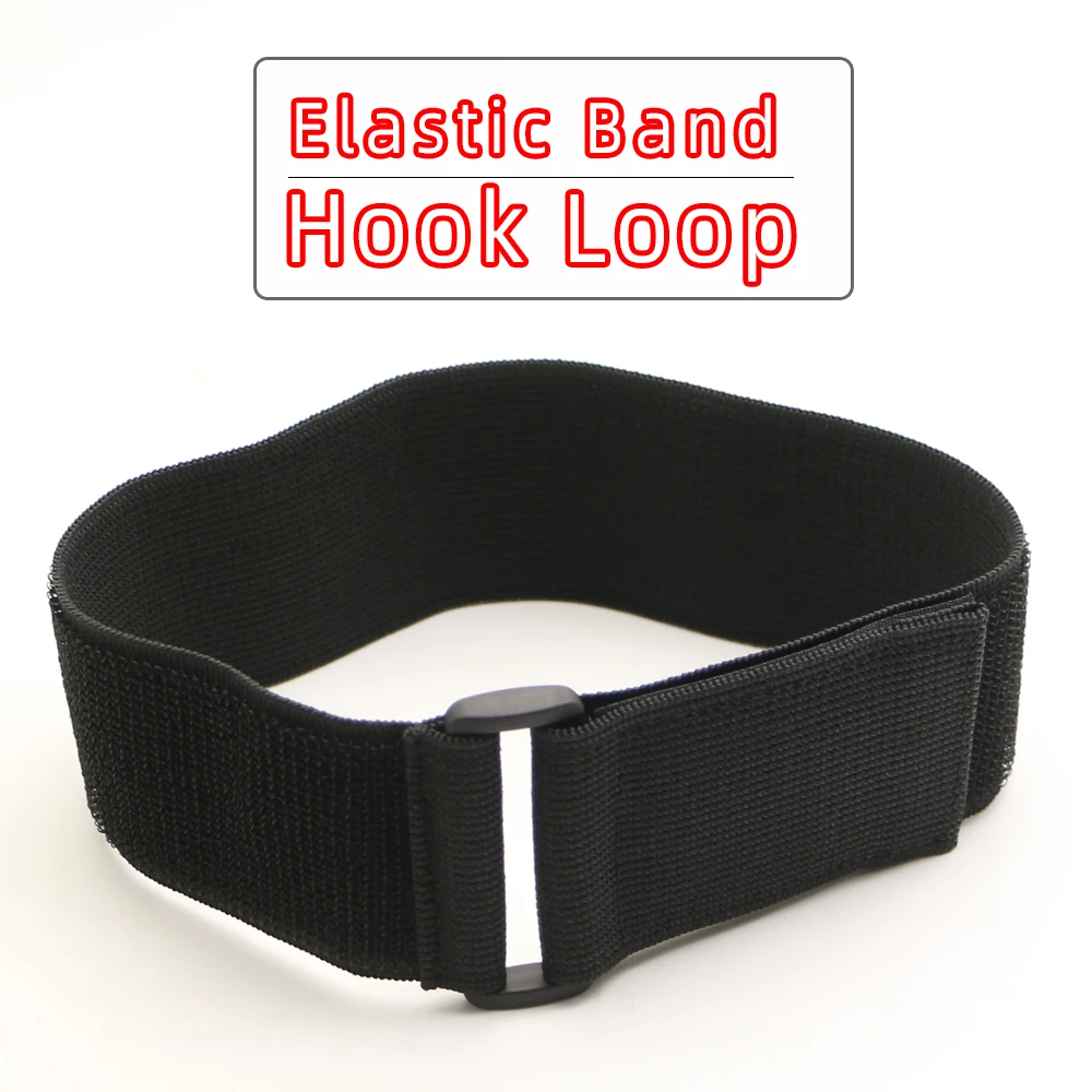 Elastic Band Hook Loop Customizable Elastic Reverse Buckle Nylon Cable Ties Straps Sticky Fastener Tape Athletic Tape