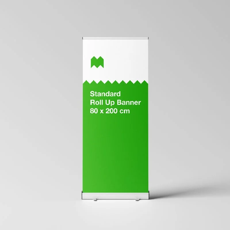 

【Hot】High Quality Premium Eco-Friendly Roll up Banner Stand with Stable Base Retractable & Portable Design for Advertising Event