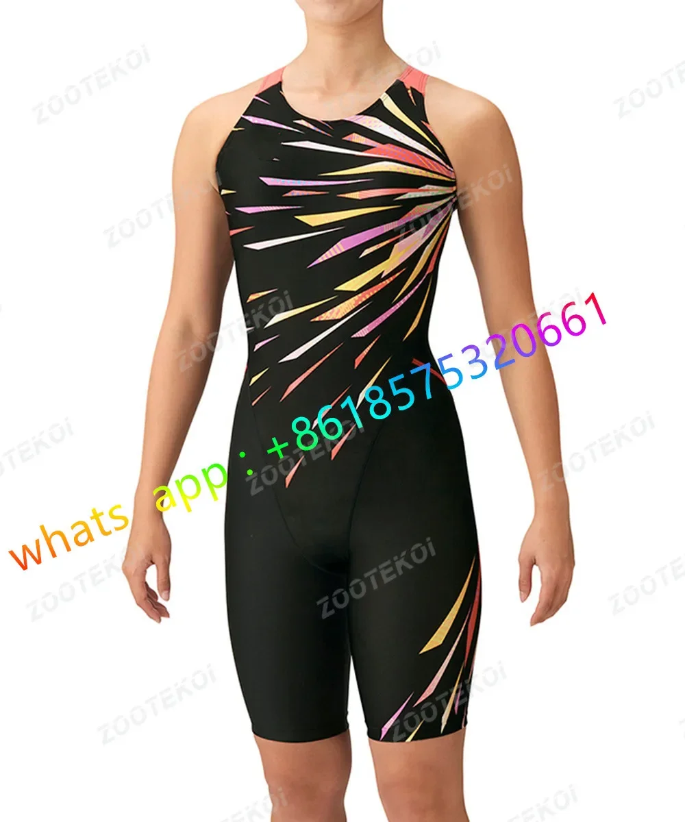 Powerskin 2023 costumi da bagno resistenti al ginocchio da donna costume intero Quick Dry traspirante surf sport Racing costume da bagno