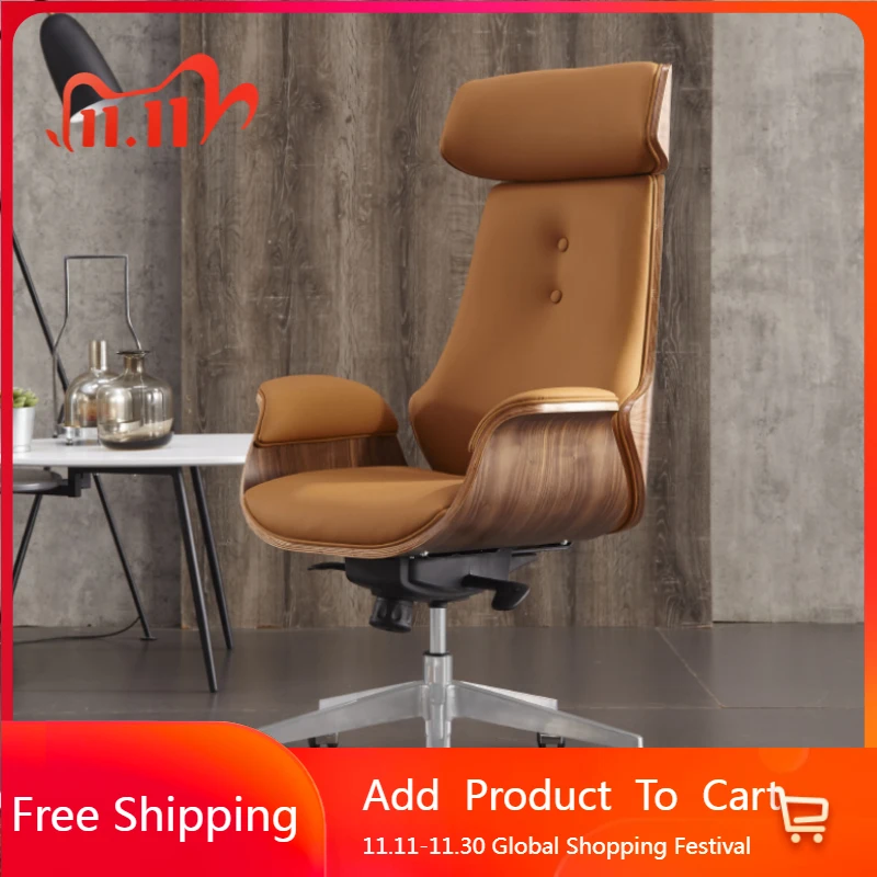 

Mobile Modern Office Chair Vanity Desk Salon Ergonomic Office Chair Swivel Study Nordic Arm Sillas De Oficina Trendy Furniture