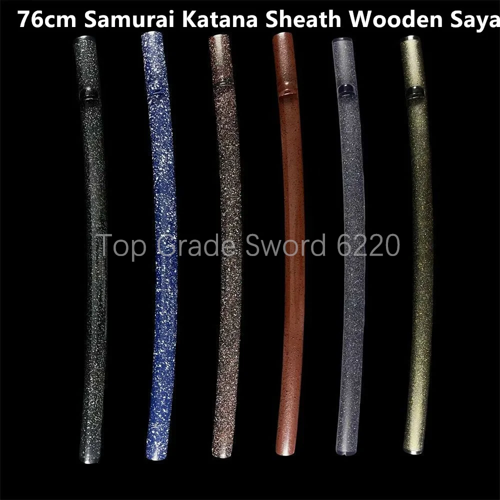 Very  Nice 76cm Sheath Wooden Saya Scabbard Glossy Lacquered For Japanese Sword Wakizashi Samurai Katana Brand New