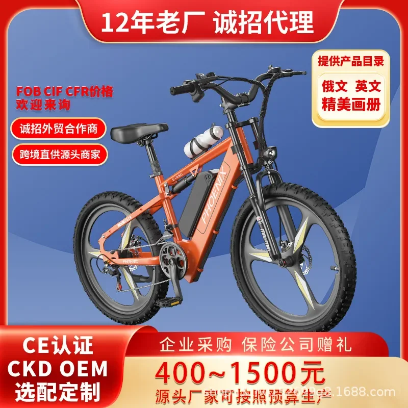 Phoenix Electric Mountain Bike New National Standard Long Short Commute Transportation Light Power Electric Vehicle