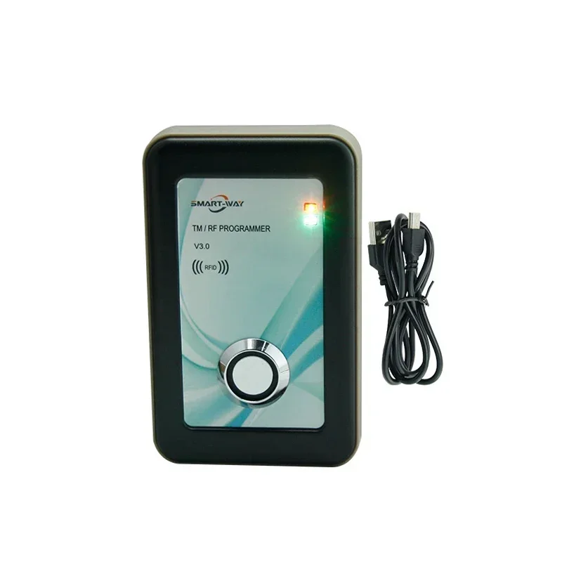 TMRF-V3.0 iButton Programmer DS1990A Duplicator Copier 125KHz RFID Reader Recorder RW1990 Key Marker RFID T5577 Keychain