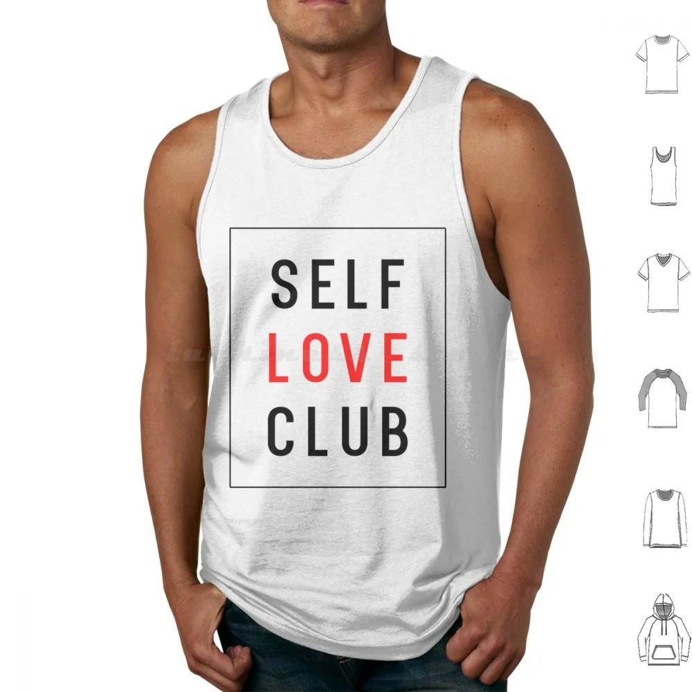 Self Love Club T-Shirtself Love Club Tank Tops Print Cotton Self Love Club Vestself Love Club