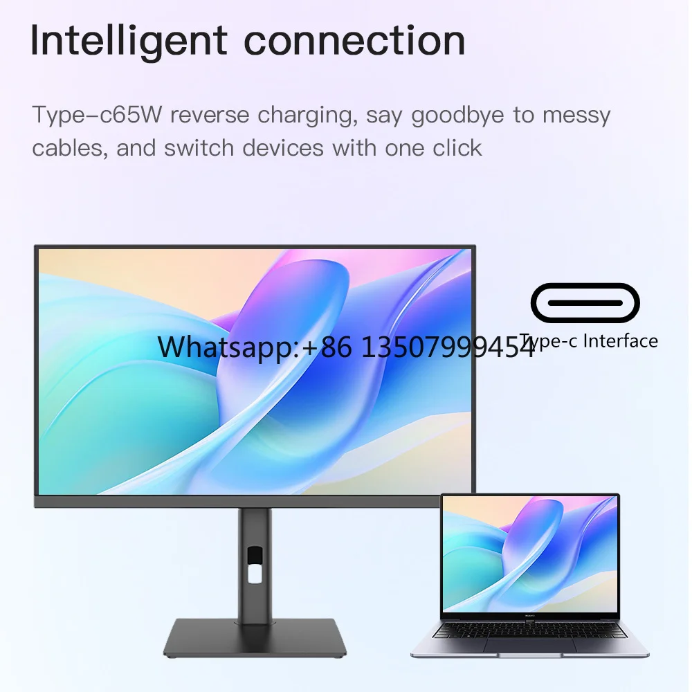 27 Inch 4K75HZ IPS HDR LED Monitor for Desktop E-Sports & Gaming High Refresh Rate Display Screen