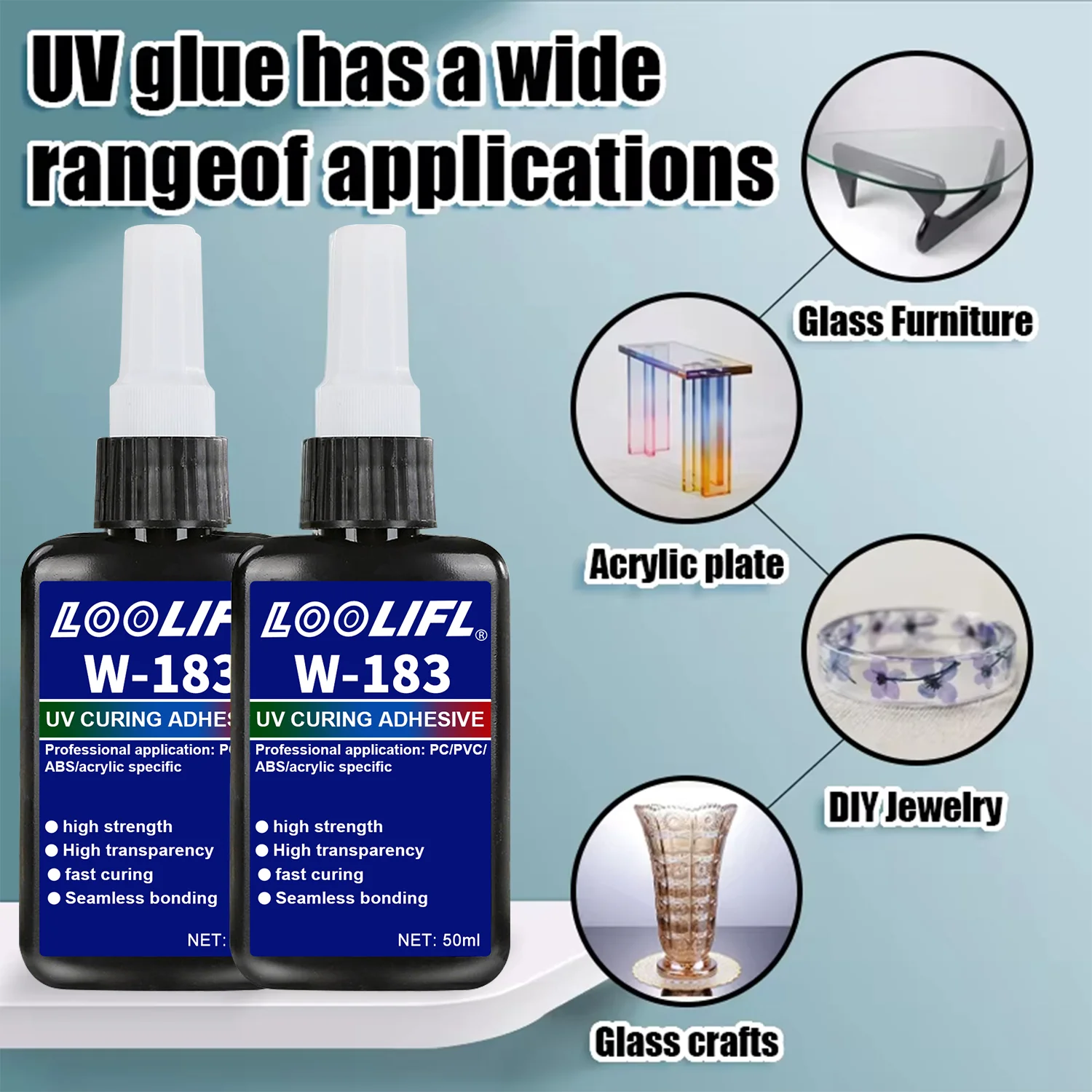 Lem Resin UV Hard Adhesive Kit - Liquid Uv Glue Kit ulasan dan harga