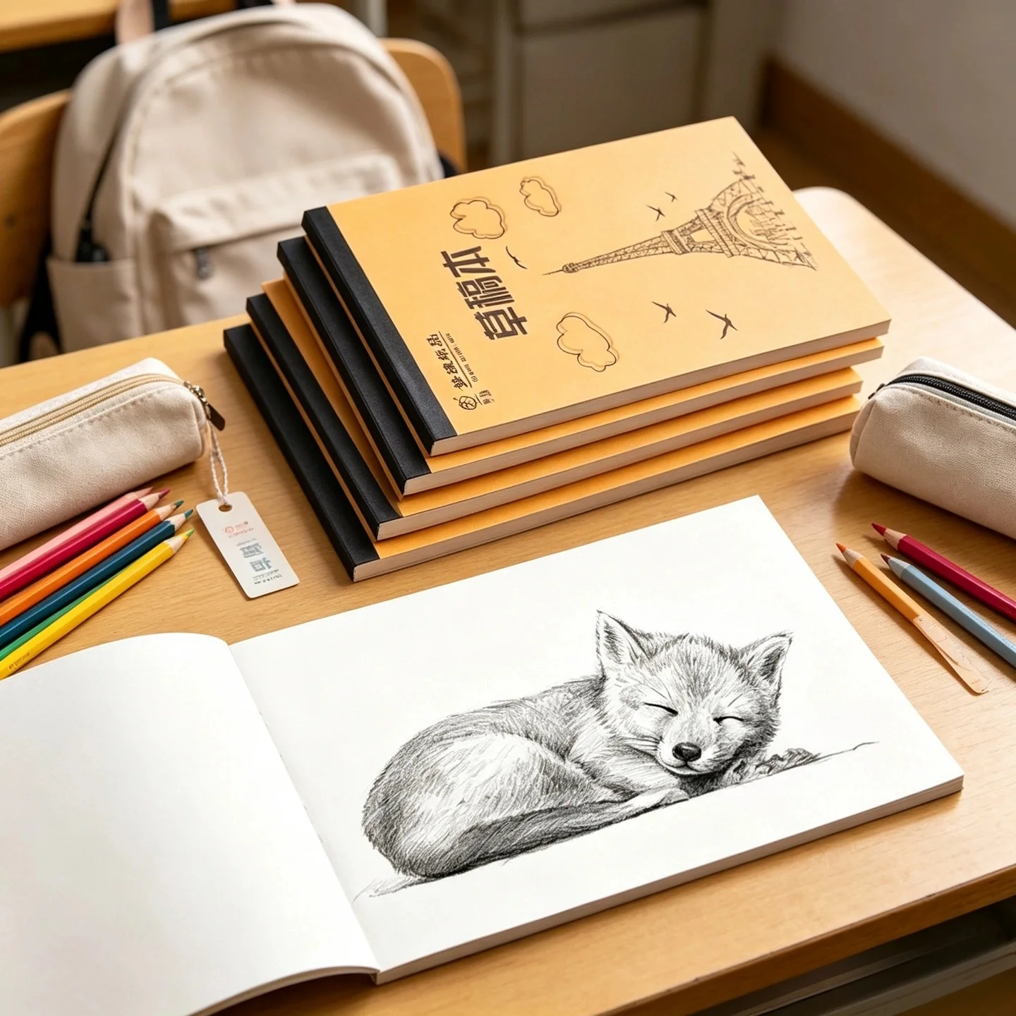 2026NEW Blank Draft Paper Pad,Thick Sketchbook for Math&Drawing,Ideal for Exam Preparation&Daily Practice,Thick Blank Sketchbook