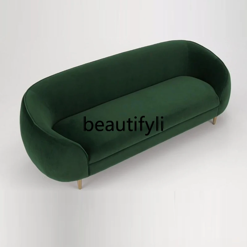 Leichtes Luxus-Freizeitsofa aus Fleece in Kombinationsgröße