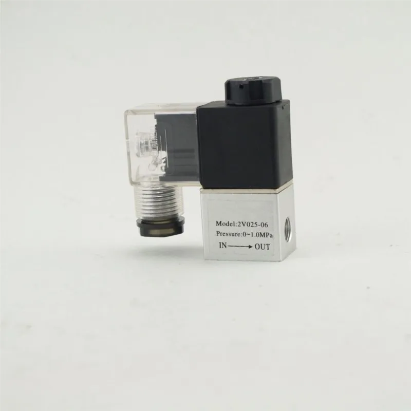 

Solenoid Air Valve 2Port 2 Position 1/4" BSPP 2V025-08 NC Normal Closed