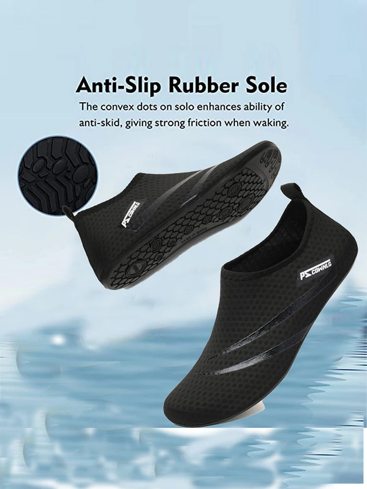 Tauchen Schuhe Frauen Aqua Schuhe Männer Strand Schwimmen Wasser Sport Socken Barfuß Sneaker Fitness Tanz Schwimmen Surfen Schnorcheln Schuh – Detail 4