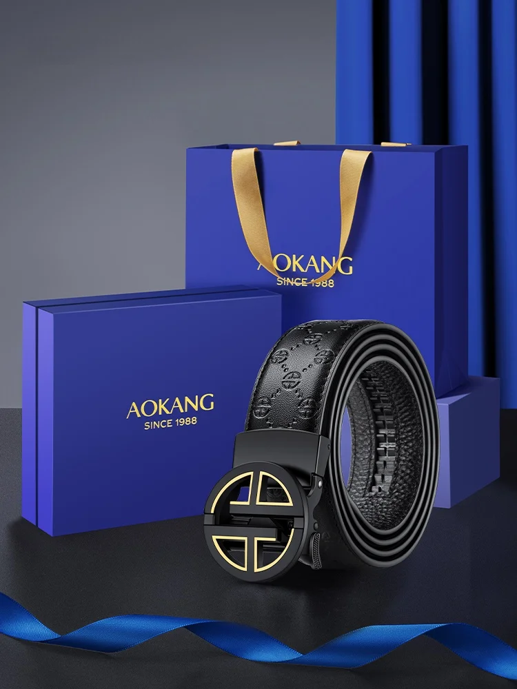 aokang-men's-genuine-leather-belt-faionable-busin-auatic-bule-belt-casual-commute-suitable-for-youth-and-adults
