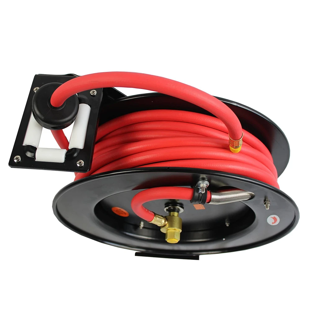 

3/8 X 50' Auto Rewind Retractable Air Hose Reel Compressor 300 PSI