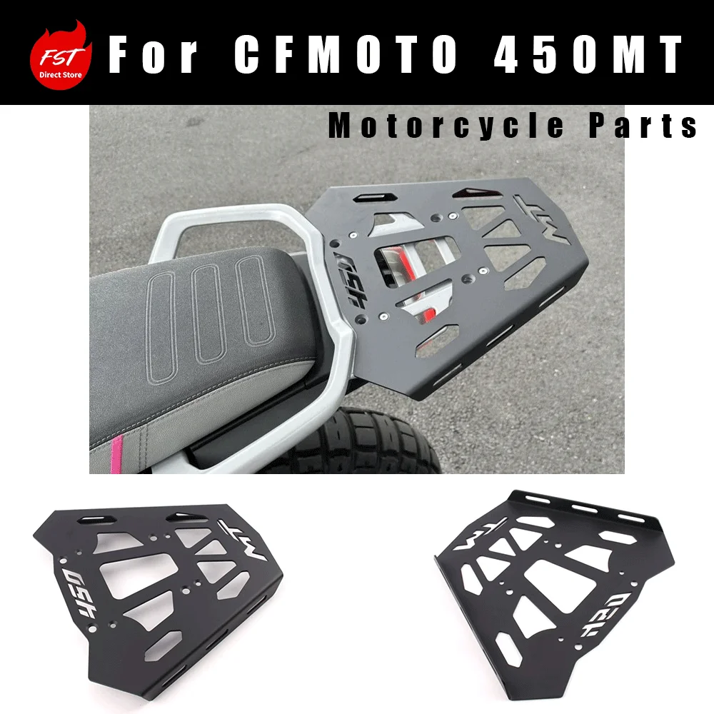For CFMOTO 450MT New Model, Modified Rear Tail Rack, Top Case Bracket, Motorcycle Rear Luggage Rack Carrier Accessories