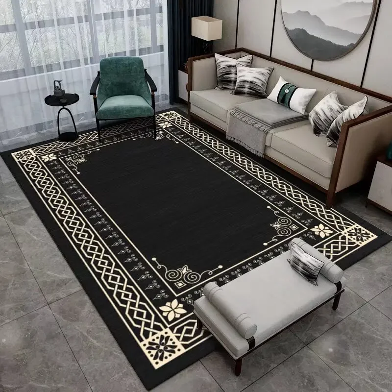 Anti Noise Ruggable Washable Rugs large modern rugs for living room large area rug 3d Printed faux Cashmere Personalized Carpet