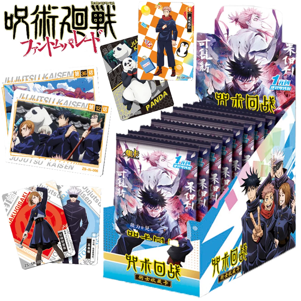 

Wholesale Jujutsu Kaisen Card For Children Satoru Gojo Geto Suguru Adventure Action Anime Limited Game Collection Card Kids Toys