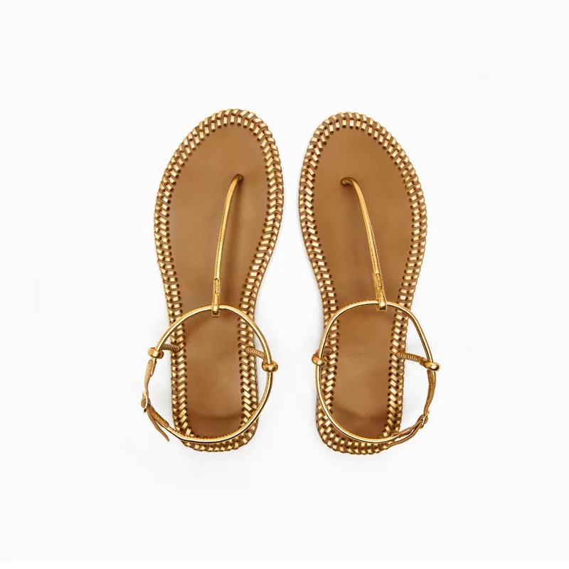 Summer Women's Sandals New Fashion Style Female Beach Clip-toe Slippers Shoes Woman Genuine Leather Sandalias Femininas