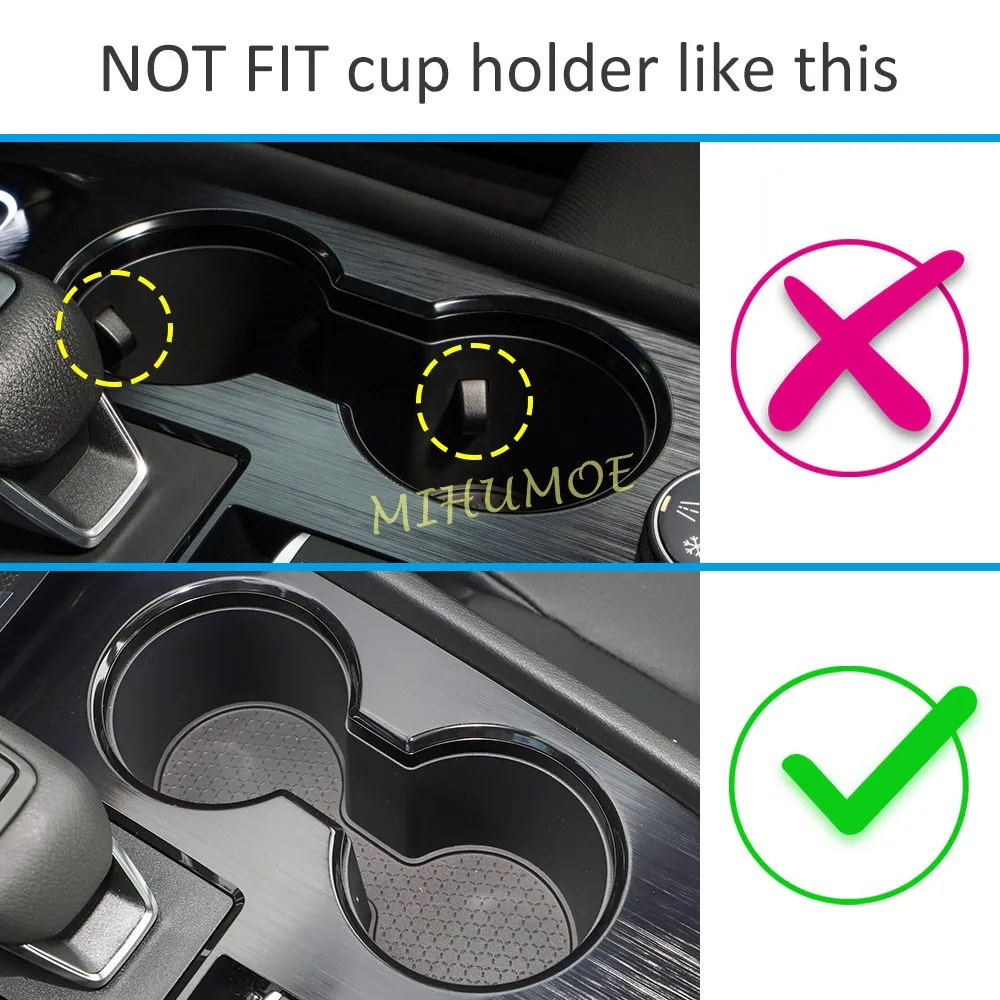 لنيسان X-Trail XTrail T33 2023 2024 2025 الداخلية سيارة الجبهة حامل الكأس غطاء الزخارف كروم لامع