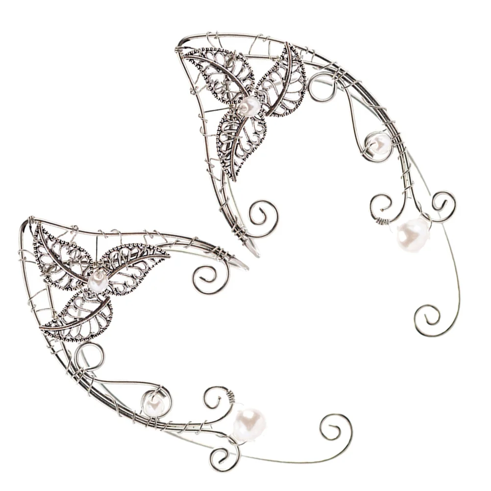 

Perforation Vintage Earrings Copper Renaissance Accessories Elf Cuffs