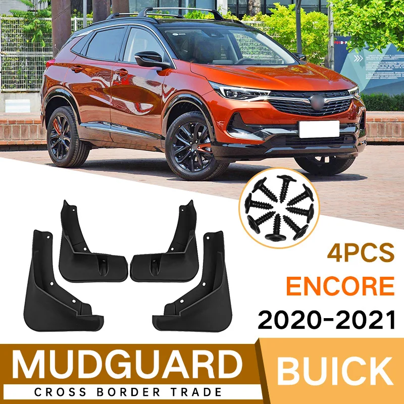 

For Buick Encore 2020-2021 black car mudguard Reduce dust Resist tire dirt car accessories tools