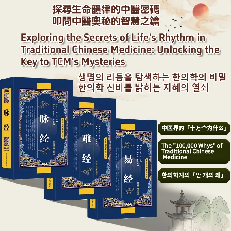 

TCM Classics Bundle: Pulse Canon, Difficult Issues, I Ching Ancient Wisdom for Health, Diagnosis Life Guidance