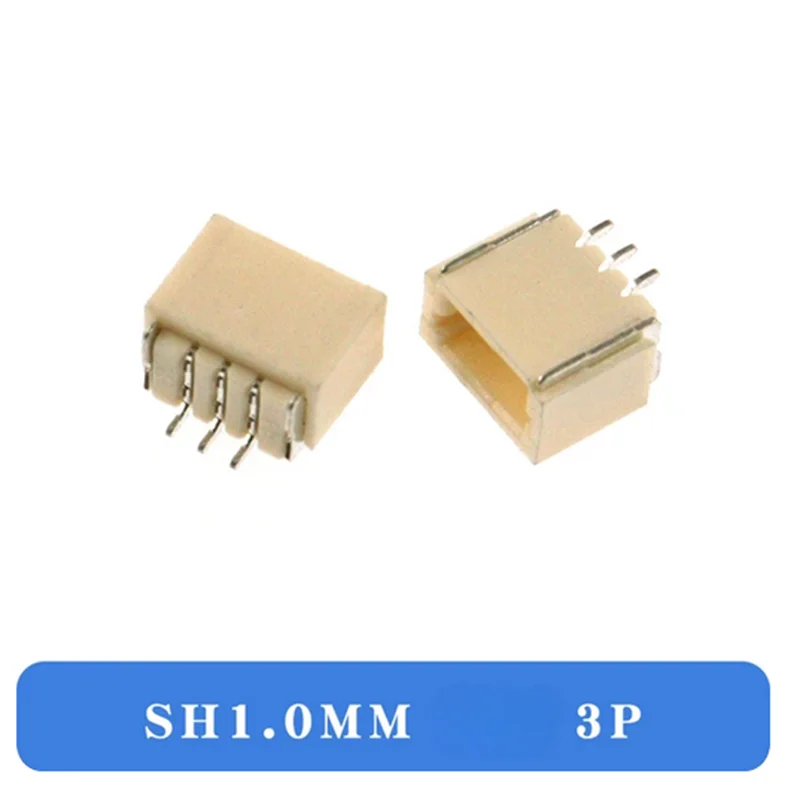 20PCS/Lot JST-SH 1.0MM Horizontal Patch Pin Header 1.0mm 3Pin Housing Socket Connector