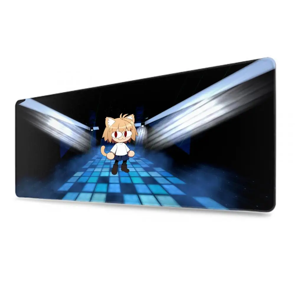 Neco-arc Gamer Cabinet Mouse Pad Anime Gaming Accessories Rubber Keyboard Office Tables Computer Desk Mat Carpet Mousepad