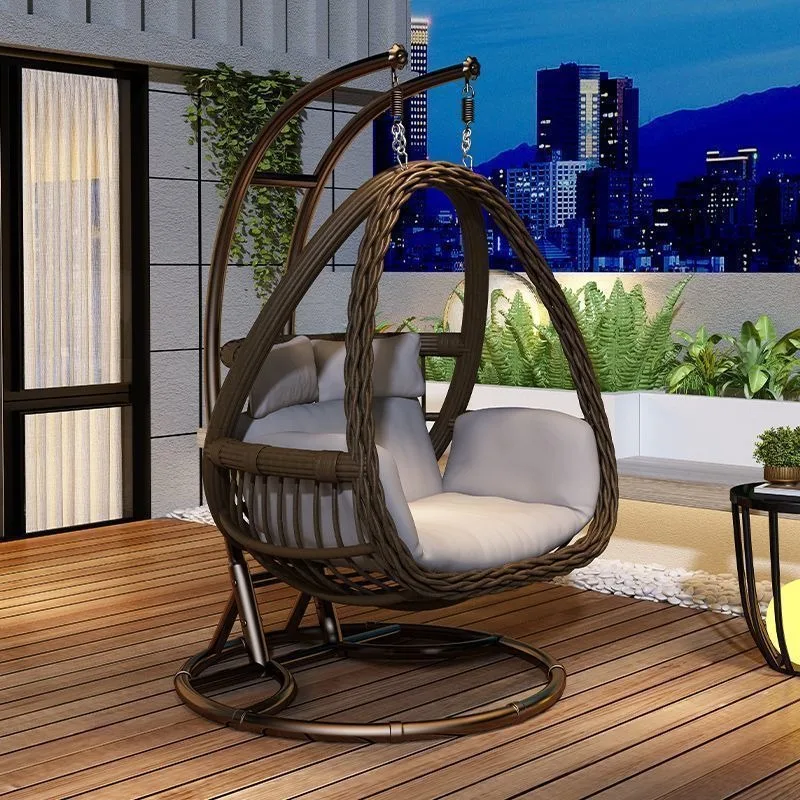 Outdoor Hanging Basket Household Swing Bird's Nest Hanging Chair Rattan Chair Double Garden Rocking Chair Indoor Hammock Balcony