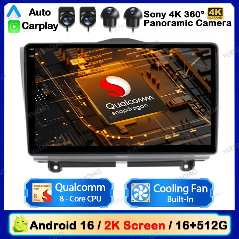 Android 16 Car Radio For Lada Granta Kruis 2018 - 2023 Qualcomm Multimedia Stereo Video Player GPS Navigation 4G WIFI Head Unit
